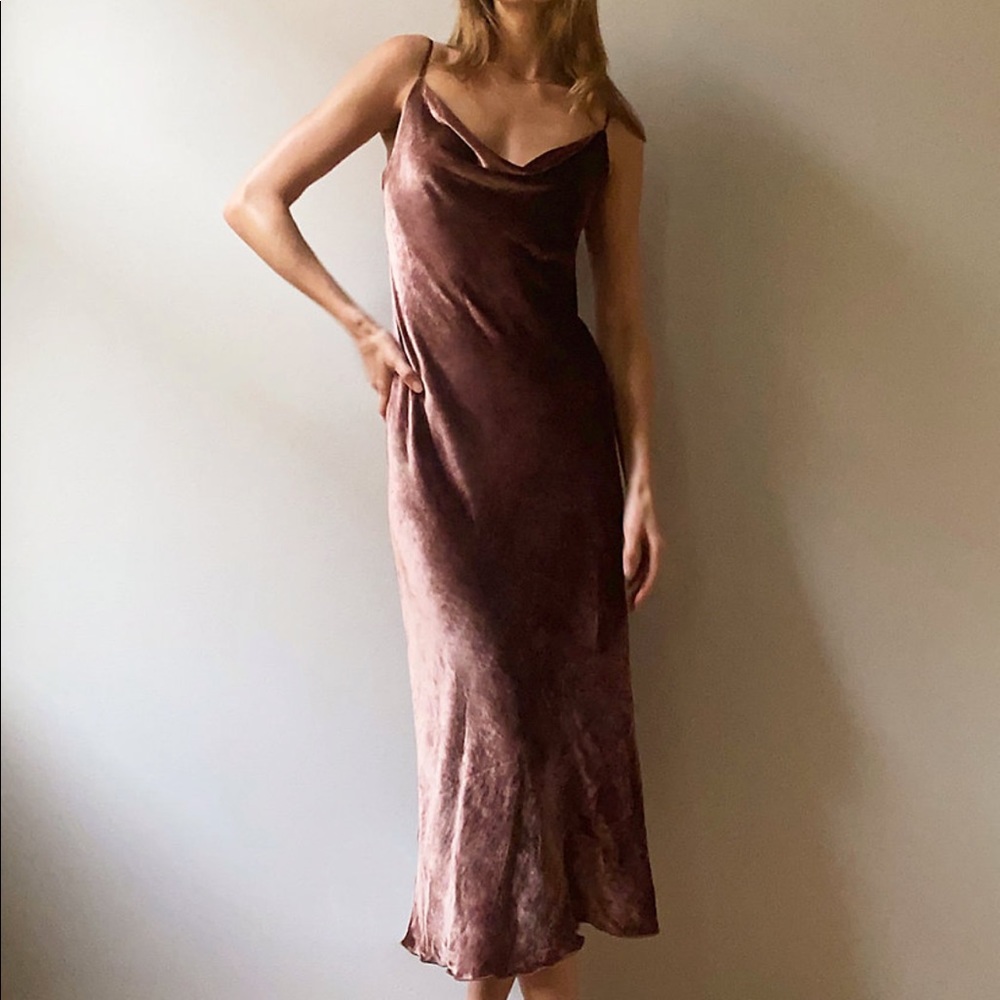 Aritzia 2xs Velvet Spritz dress NWT